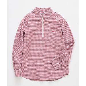 シャツ BEN DAVIS / ベンデイビス 別注 LS ST ハーフ ジップシャツ メンズ