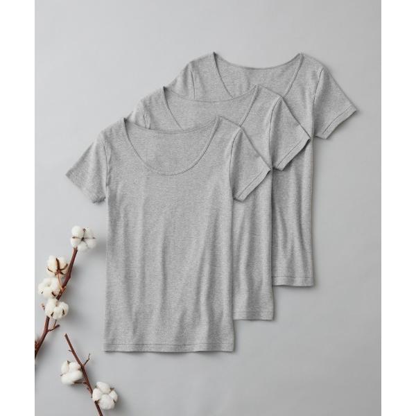 グンゼ GUNZE インナーシャツ 肌着 GUNZE BASIC/グンゼベーシック 2分袖インナー ...