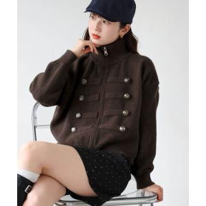 カーディガン 「ZOZO限定アイテム」ナポレオンZIPカーディガン レディース