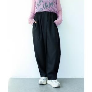 パンツ 「MARECHAL TERRE / マルシャルテル」フリースバックコンビネーションタックパンツ レディース