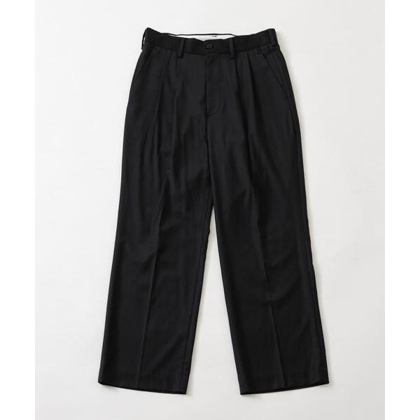 ワイドパンツ スラックス new basic　WOOL SILK WIDE SLACKS メンズ