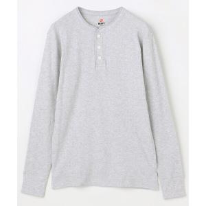 ヘンリーネック tシャツ 限定展開 Hanes/ヘインズ BEEFY サーマルヘンリーネックロングスリーブ / HM4-S104 メンズ