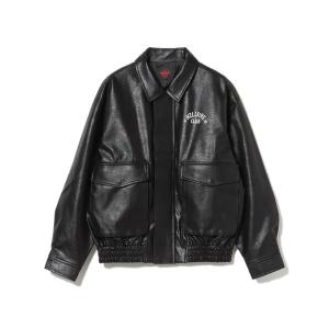 ブルゾン アウター 「COLLABORATION」STRANGER THINGS / Hellfire Club Faux Leather Jacket（ユニセックス） メンズ レディース