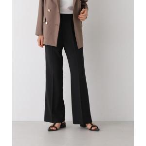 スラックス パンツ WEB限定/ハイウエストセンタープレススラックスパンツ レディース