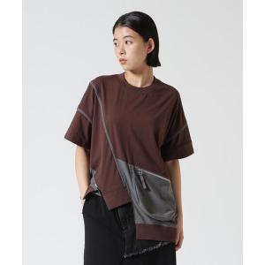 tシャツ 半袖 AULA AILA（アウラ アイラ）別注ポケットコンビネーションＴシャツ レディース