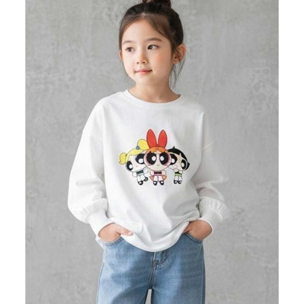 tシャツ パワーパフガールズ BIGロンT(PG46-00) キッズ 子供服 男の子 女の子