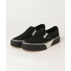 「SLACK FOOTWEAR」 スリッポン 27.5cm ブラック系その他 メンズ