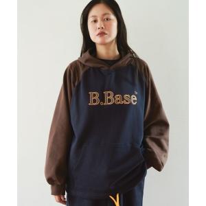パーカー B.Base Raglan Bicolor Pullover Hoodie / B.Base ラグランバイカラープルオーバーフーディー メンズ レディース