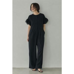 サロペット オーバーオール FRILL SLEEVE JUMPSUIT レディース
