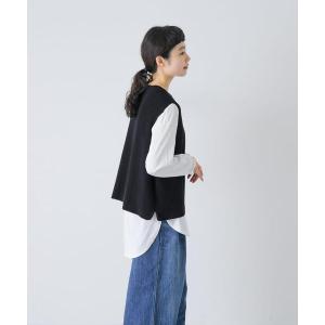 ベスト ジレ ドライコットン2WAYベスト レディース