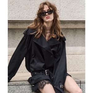 トレンチコート コート OVER DETACHABLE TRENCH COAT/オーバーディタチャブルトレンチコート レディース