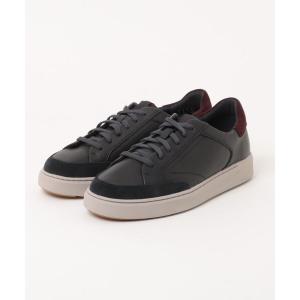 スニーカー Clarks クラークス CODE C TIE「本革」メンズレザースニーカー カジュアルシューズ(コードシータイ) 26320302 ネイビーレザー メンズ