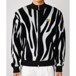 ブルゾン アウター LOUDMOUTH ラウドマウス ゴルフウェア ジップアップ ニット ブルゾン メンズ