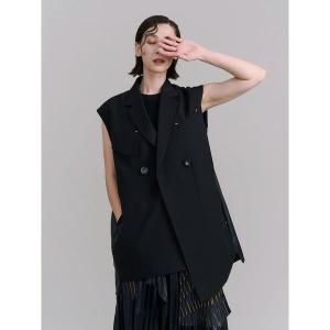 ジャケット テーラードジャケット ARCH POKET DOCKING VEST / アーチポケットドッキングベスト レディース
