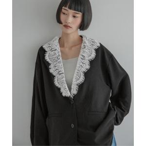 ジャケット テーラードジャケット ２WAYレースエリジャケット 1077967 レディース