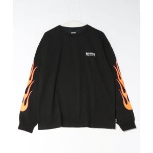 tシャツ Flame Sleeve L/S T-SHIRTS/THRASHER スラッシャー 長袖Tシャツ ストリート スケーター メンズ レディース