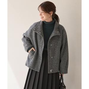 ブルゾン アウター 「抗菌防臭・静電気軽減」スタンドブルゾン レディース