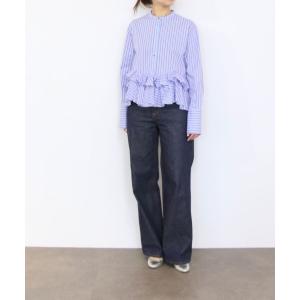 ブラウス シャツ spiral ruffle modern blouse レディース