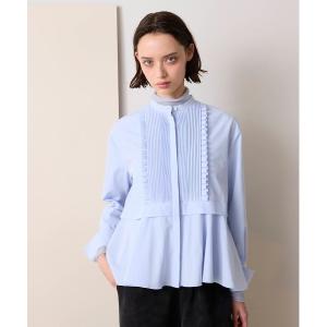 ブラウス シャツ tuck frill flare shirt レディース
