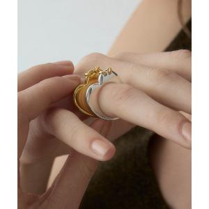 指輪 リング LAPUIS(ラピュイ)Plate heart ring レディース