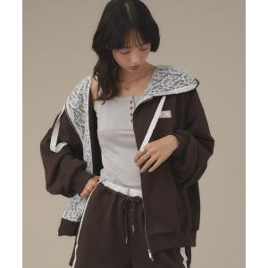 パーカー 「SETUP着用可能」レース付きパーカー レディース