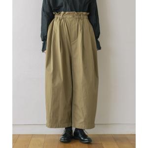 パンツ 「natural by clip」タックボリュームパンツ レディース