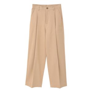 チノパン 「l’heritage martinique/レリタージュ マルティニーク」ワイドテーパードチノパンツ レディース