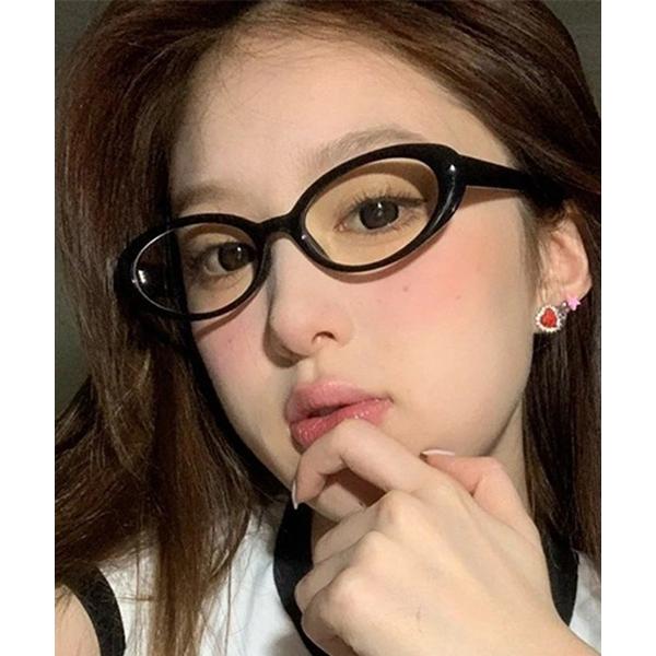 伊達メガネ メガネ 眼鏡 オーバルフレーム メガネ /ユニセックス(DAY) レディース メンズ