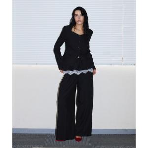 パーティードレス パンツドレス フェムぺプラムセットアップ / FEMME PEPLUM SETUP
