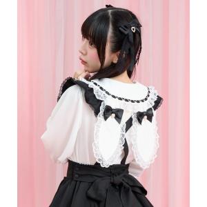 ブラウス シャツ 長袖レースうさみみブラウス レディース
