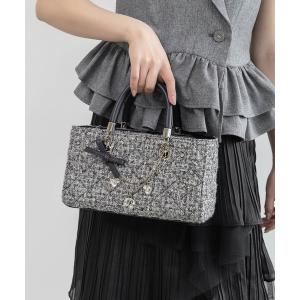 ショルダーバッグ バッグ 「Special Bag」2WAY チャーム付きビジューキルティングバッグ レディース