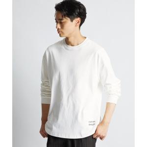 tシャツ 8オンス ヘビーウェイト クルーネック ラウンドヘム ロンT メンズ