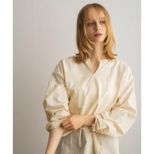 ブラウス シャツ スキッパー オーバーシャツ レディース