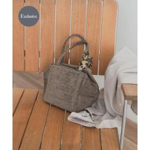 ハンドバッグ 「別注」beej×DOORS　シェニールハンドバッグ