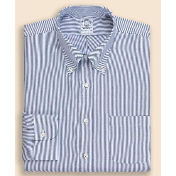 シャツ Brooks Brothers Explorer　ノンアイロン　ストライプ　ドレスシャツ　R...
