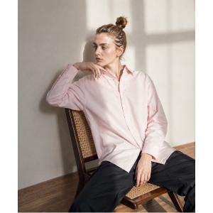 ブラウス シャツ 「 nap / ナップ 」 Leftnote Shirts / ナップ レフトノート シャツ　IFI レディース メンズ