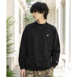 トレーナー スウェット 裏起毛 「web別注」KANGOL カンゴール メンズ裏起毛スウェット モックネック メンズ レディース