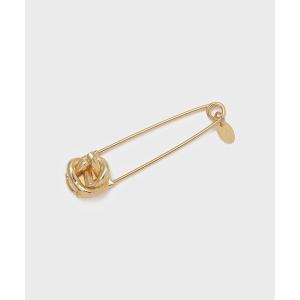 HERMES（エルメス） セリエ ピン ブローチ シェル ゴールド