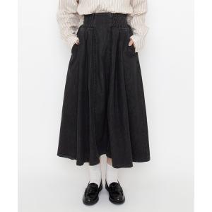 スカート 「NEW SIZE」サイドゴムフレアスカート