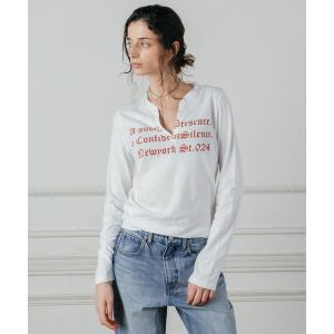 tシャツ SKIPPER LONG-SLEEVE TEE/スキッパーロングスリーブT レディース