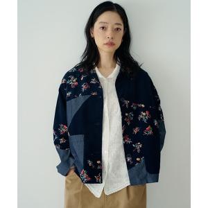コート アウター 「スタイリスト山口 香穂さんコラボ」パッチワークジャケット レディース