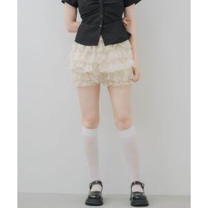 パンツ アソートメニーフリルショートパンツ レディース