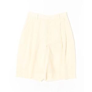 ワイドパンツ ハーフパンツ パンツ 短パン CLANE/クラネ/TENCEL HALF PANTS レディース