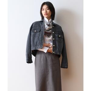 デニムジャケット gジャン ダブルフロントデニムジャケット レディース