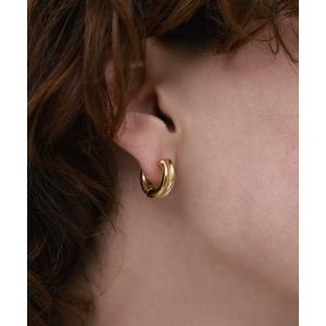 フープ ピアス 「CENE」セネ/ボールドカーブフープピアス レディース