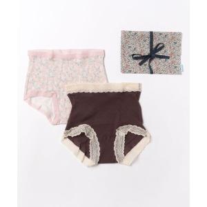 ショーツ キッドブルー -ＡＷギフトセット（レディース） -ショートカルソン2枚セット -KIEF121 -kidblue