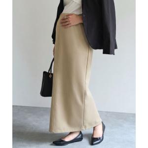 マタニティ 「 mamaレタス 」 「 オフィスカジュアル 」 選べるサイズバックポケット付きストレッチタイトスカート