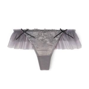 ショーツ 「northerly bra フィットシリーズ 楽盛りフィット」楽盛りチュールベールTバックショーツ単品M/L