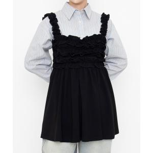ワンピース 「NEW SIZE」フリルミニキャミワンピース