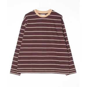tシャツ Border Loose Long T-shirts 62620620 レディース